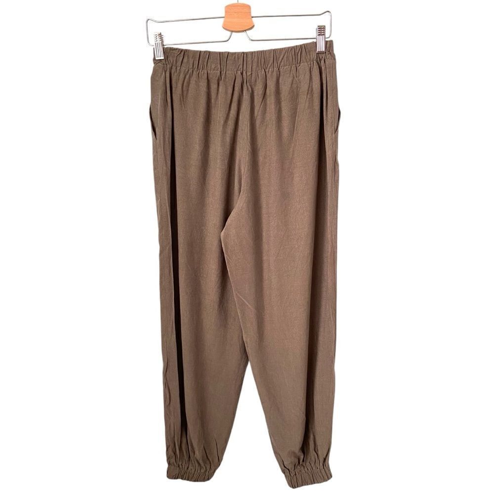 Zara Drawstring Jogger Pants in Olive Green in Size XS - Picture 2 of 8